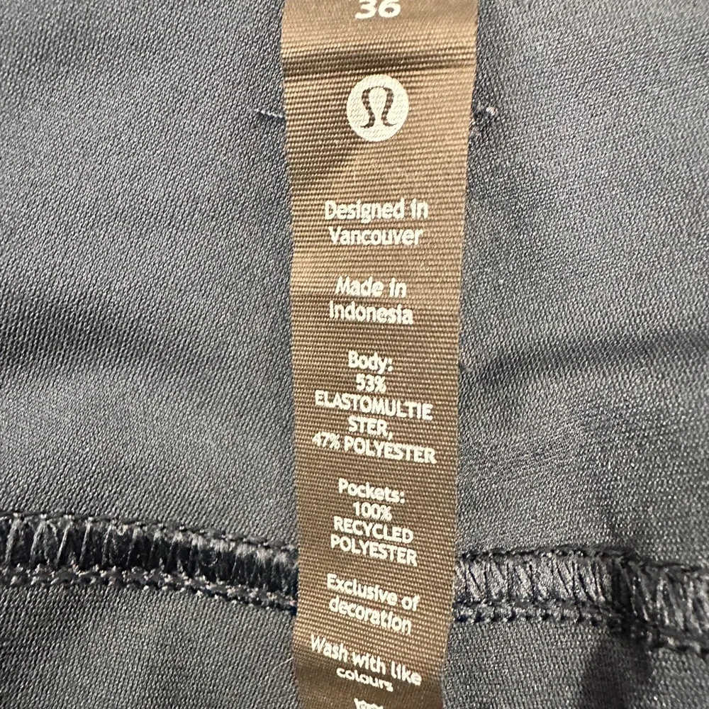 Lululemon ABC‎ Slim Fit Pant Warpstreme Sz 36 - Picture 3 of 5